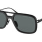 Prada PR57ZS Pillow Sunglasses  1BO5Z1-MATTE BLACK 55-19-140 - Color Map black