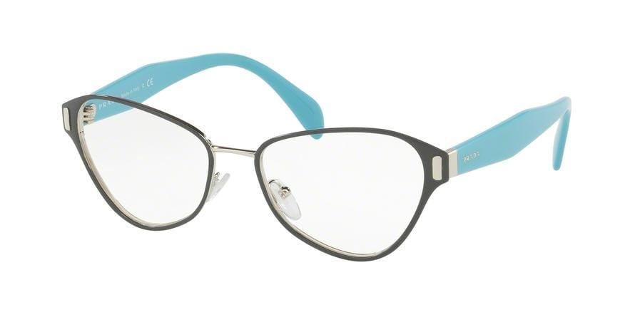 Prada PR58UV Irregular Eyeglasses  TH91O1-TOP GREY/SILVER 53-17-140 - Color Map silver