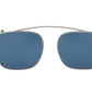 Prada PR59TS Rectangle Clip-On  5AV1V1-GUNMETAL 53-18-0 - Color Map gunmetal