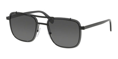 Prada CONCEPTUAL PR59US Square Sunglasses  1AB5S0-BLACK 59-17-145 - Color Map black