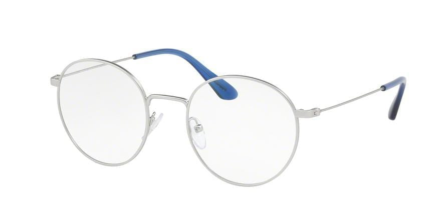 Prada PR64TV Phantos Eyeglasses  1AP1O1-MATTE SILVER 50-20-140 - Color Map silver