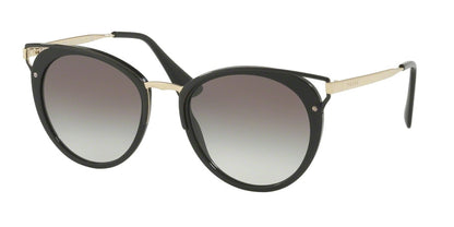Prada CATWALK PR66TS Phantos Sunglasses  1AB0A7-BLACK 54-20-145 - Color Map black