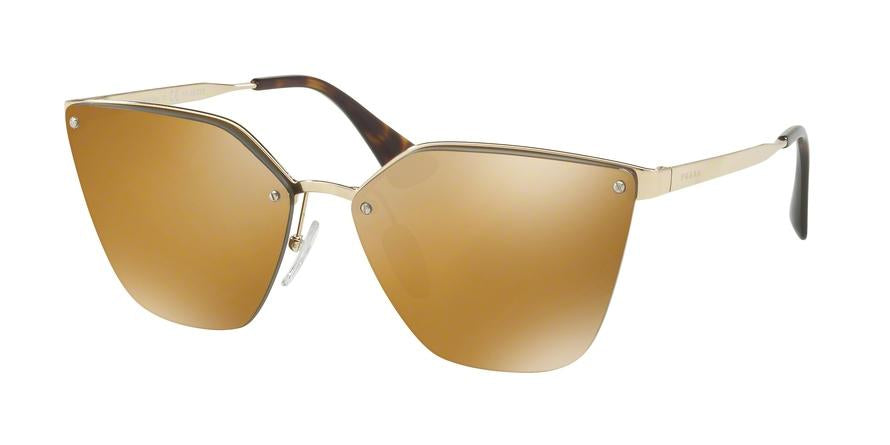 Prada CATWALK PR68TS Cat Eye Sunglasses  ZVN5N2-PALE GOLD 63-15-140 - Color Map gold