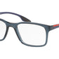 Prada Linea Rossa LIFESTYLE PS01LV Pillow Eyeglasses  CZH1O1-BLUE 54-18-145 - Color Map blue