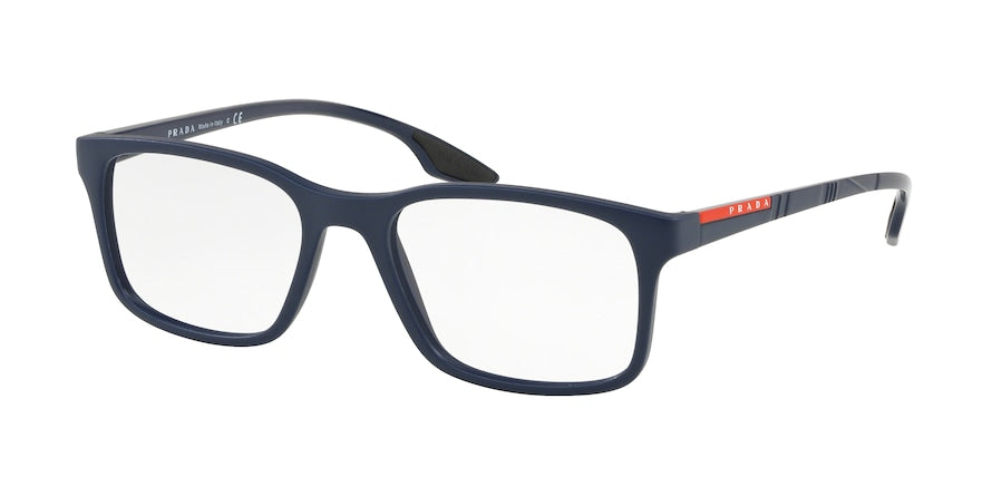 Prada Linea Rossa LIFESTYLE PS01LV Pillow Eyeglasses  TWY1O1-MATTE BLUE 54-18-145 - Color Map blue