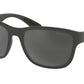 Prada Linea Rossa ACTIVE PS01US Pillow Sunglasses  UFK5L0-GREY RUBBER 59-19-145 - Color Map grey