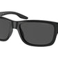 Prada Linea Rossa PS01WS Pillow Sunglasses  1AB06F-BLACK 59-17-145 - Color Map black