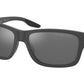 Prada Linea Rossa PS01WS Pillow Sunglasses  UFK07H-GREY RUBBER 59-17-145 - Color Map grey