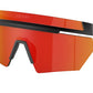 Prada Linea Rossa PS01YS Irregular Sunglasses  1BO02U-MATTE BLACK 44-144-130 - Color Map black
