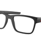 Prada Linea Rossa PS02PV Pillow Eyeglasses  1BO1O1-MATTE BLACK 55-19-140 - Color Map black