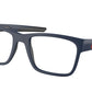 Prada Linea Rossa PS02PV Pillow Eyeglasses  TFY1O1-MATTE BLUE 55-19-140 - Color Map blue