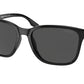 Prada Linea Rossa PS02WS Pillow Sunglasses  1AB06F-BLACK 57-18-140 - Color Map black