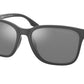 Prada Linea Rossa PS02WS Pillow Sunglasses  UFK07H-GREY RUBBER 57-18-140 - Color Map grey