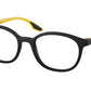 Prada Linea Rossa PS03NV Phantos Eyeglasses  08W1O1-BLACK RUBBER 51-19-145 - Color Map black