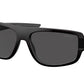 Prada Linea Rossa PS03WS Pillow Sunglasses  DG006F-BLACK RUBBER 66-16-140 - Color Map black