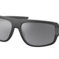 Prada Linea Rossa PS03WS Pillow Sunglasses  UFK07G-GREY RUBBER 66-16-140 - Color Map grey