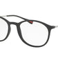 Prada Linea Rossa LIFESTYLE PS04HV Pillow Eyeglasses  DG01O1-BLACK RUBBER 53-19-140 - Color Map black
