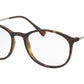 Prada Linea Rossa LIFESTYLE PS04HV Pillow Eyeglasses  U611O1-HAVANA RUBBER 53-19-140 - Color Map havana