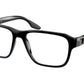Prada Linea Rossa PS04NV Pillow Eyeglasses  1AB1O1-BLACK 54-17-145 - Color Map black