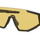 Prada Linea Rossa PS04WS Pillow Sunglasses  DG004Q-BLACK RUBBER 39-137-130 - Color Map black