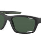 Prada Linea Rossa PS04YS Irregular Sunglasses  18G06U-MATTE BLACK 57-18-140 - Color Map black