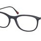 Prada Linea Rossa PS06NV Oval Eyeglasses  UR71O1-NAVY RUBBER 55-19-145 - Color Map light blue