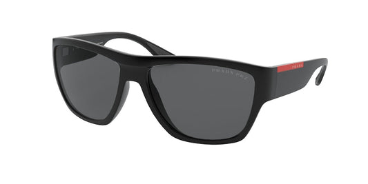 Prada Linea Rossa PS08VS Pillow Sunglasses  1BO02G-MATTE BLACK 59-16-135 - Color Map black