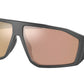 Prada Linea Rossa PS08WS Irregular Sunglasses  11C07R-MATTE GREY 67-13-130 - Color Map grey