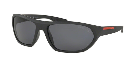 Prada Linea Rossa ACTIVE PS18US Pillow Sunglasses  1BO5Z1-MATTE BLACK/BLACK 66-17-135 - Color Map black