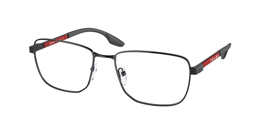 Prada Linea Rossa PS50OV Pillow Eyeglasses  1AB1O1-BLACK 57-18-140 - Color Map black