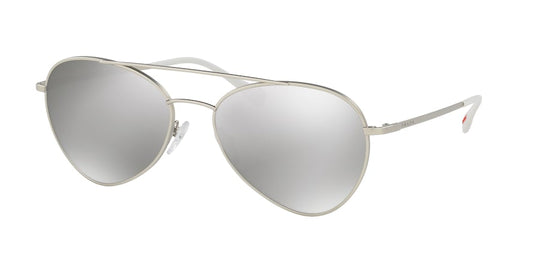 Prada Linea Rossa LIFESTYLE PS50SS Phantos Sunglasses  1AP2B0-MATTE SILVER 57-17-140 - Color Map silver