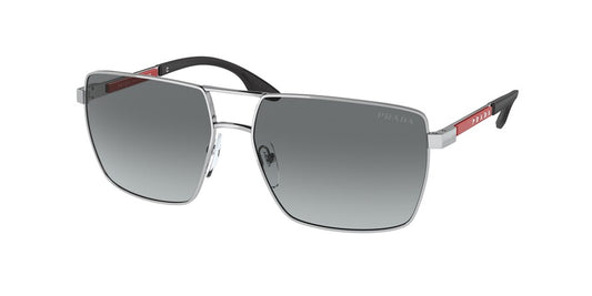 Prada Linea Rossa PS50WS Pillow Sunglasses  1BC08O-SILVER 59-15-140 - Color Map silver