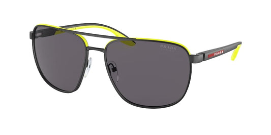 Prada Linea Rossa PS50YS Pilot Sunglasses  17G01V-MATTE BLACK 62-16-145 - Color Map black