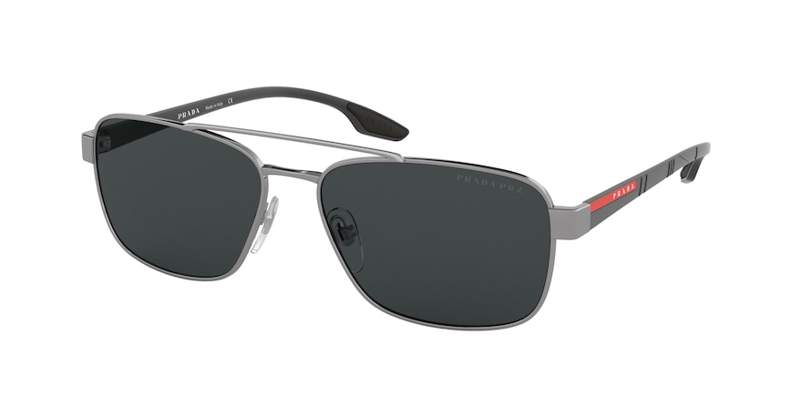 Prada Linea Rossa LIFESTYLE PS51US Pillow Sunglasses  5AV5Z1-GUNMETAL 62-16-145 - Color Map gunmetal