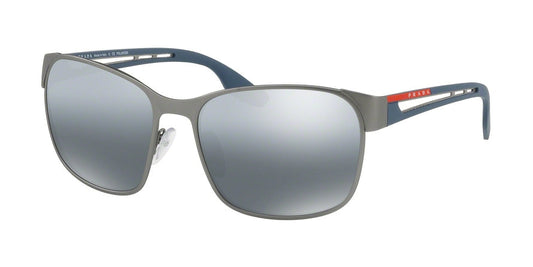 Prada Linea Rossa ACTIVE PS52TS Pillow Sunglasses  DG12F2-GUNMETAL RUBBER 59-17-140 - Color Map gunmetal