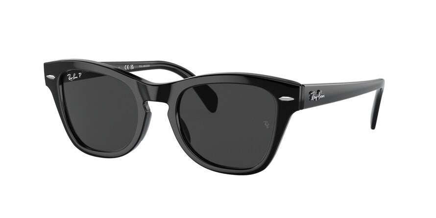 Ray-Ban RB0707SF Square Sunglasses  901/48-BLACK 53-21-145 - Color Map black