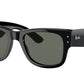 Ray-Ban MEGA WAYFARER RB0840SF Square Sunglasses  901/58-BLACK 52-21-145 - Color Map black