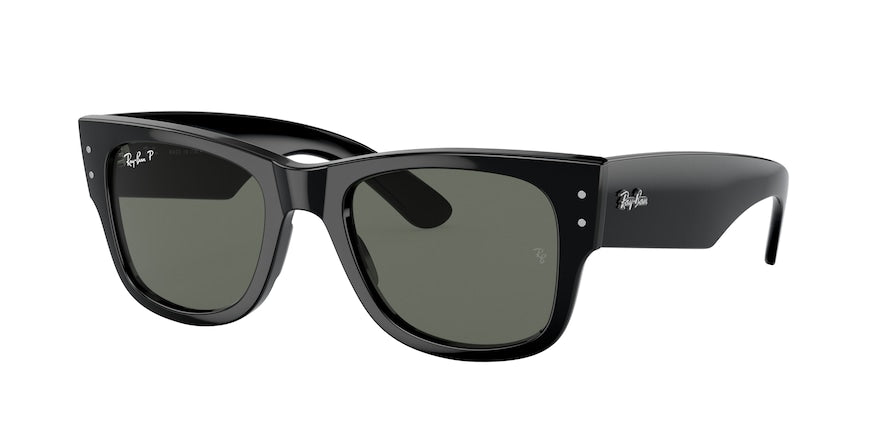 Ray-Ban MEGA WAYFARER RB0840SF Square Sunglasses  901/58-BLACK 52-21-145 - Color Map black