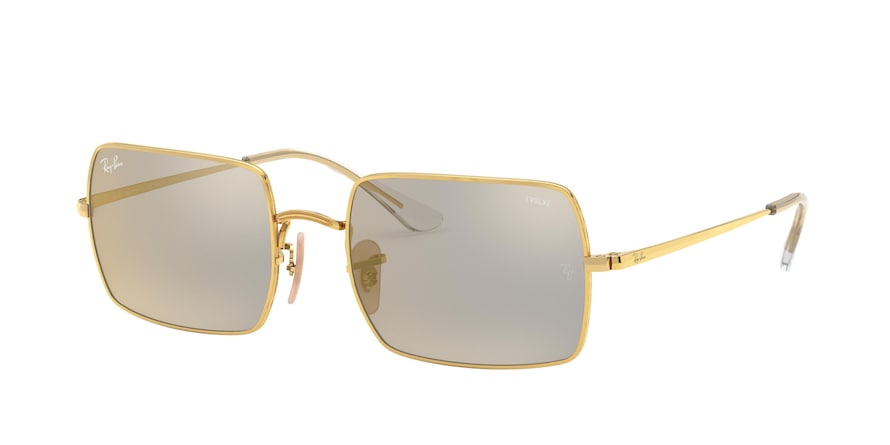Ray-Ban RECTANGLE RB1969 Rectangle Sunglasses  001/B3-ARISTA 54-19-145 - Color Map gold