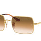 Ray-Ban RECTANGLE RB1969 Rectangle Sunglasses  914751-ARISTA 54-19-145 - Color Map gold