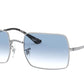 Ray-Ban RECTANGLE RB1969 Rectangle Sunglasses  91493F-SILVER 54-19-145 - Color Map silver