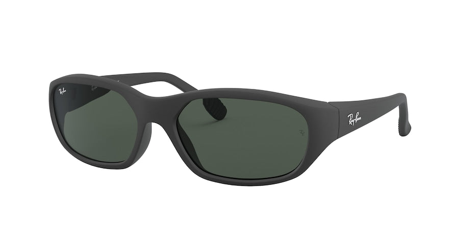 Ray-Ban DADDY-O RB2016 Rectangle Sunglasses  W2578-RUBBER BLACK 59-17-125 - Color Map black