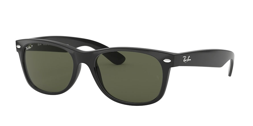 Ray-Ban NEW WAYFARER RB2132F Square Sunglasses  901/58-BLACK 58-18-140 - Color Map black
