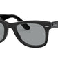 Ray-Ban WAYFARER RB2140F Square Sunglasses  601/52-BLACK 52-22-150 - Color Map black