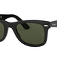 Ray-Ban WAYFARER RB2140F Square Sunglasses  901-BLACK 52-22-150 - Color Map black