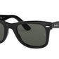 Ray-Ban WAYFARER RB2140 Square Sunglasses  901/58-BLACK 54-18-150 - Color Map black
