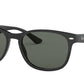 Ray-Ban RB2184F Square Sunglasses  901/58-BLACK 57-18-145 - Color Map black