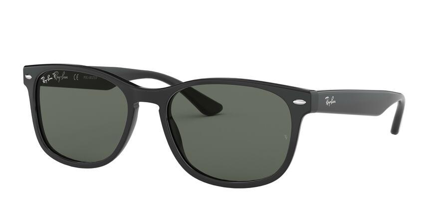 Ray-Ban RB2184F Square Sunglasses  901/58-BLACK 57-18-145 - Color Map black