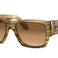 Ray-Ban WAYFARER NOMAD RB2187 Square Sunglasses  131351-STRIPED YELLOW 54-17-140 - Color Map yellow