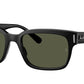 Ray-Ban JEFFREY RB2190 Square Sunglasses  901/31-BLACK 55-20-145 - Color Map black